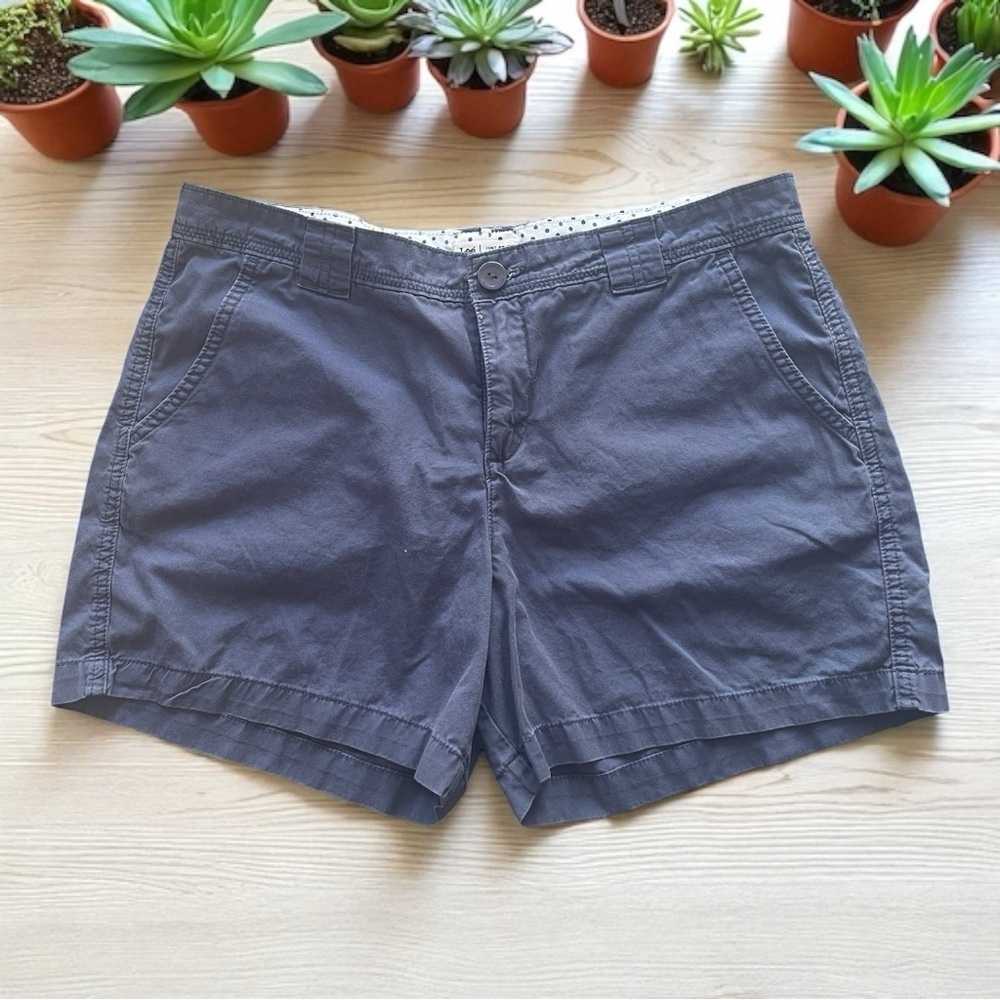 Lee Gray Bermuda Shorts Classic Cotton Style